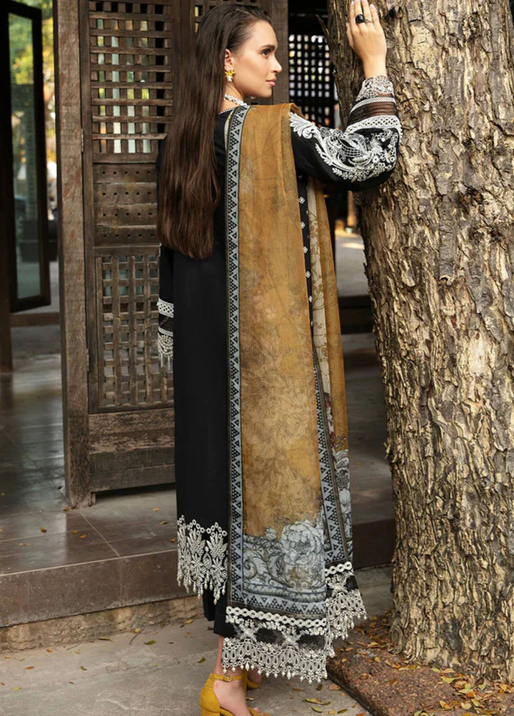 Reve By Serene Premium Embroidered Lawn Suit Unstitched 3 Piece SP24R SL-64 Alma - Luxury Summer Collection