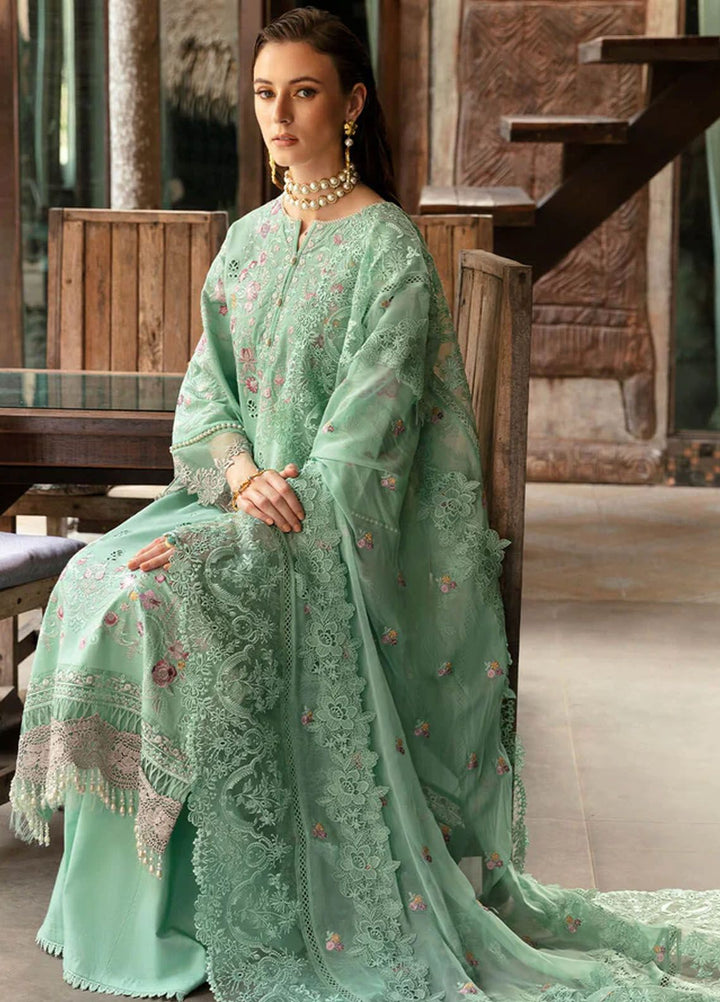 Reve By Serene Premium Embroidered Lawn Suit Unstitched 3 Piece SP24R SL-63 Maya - Luxury Summer Collection