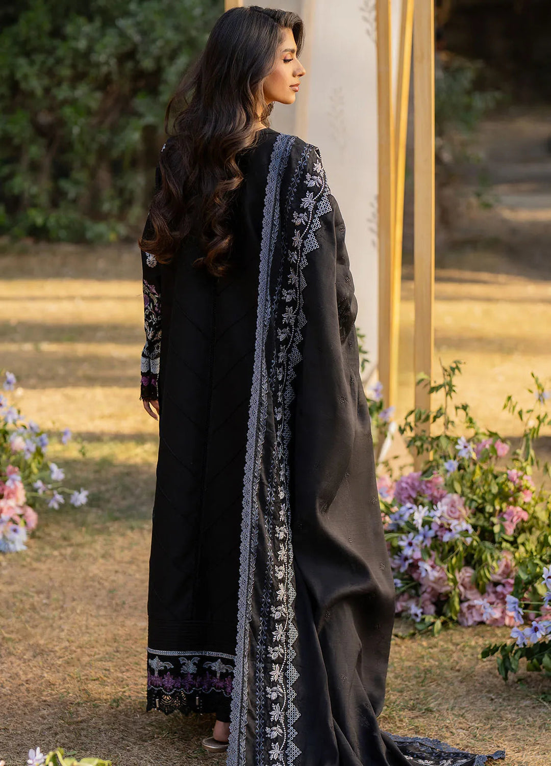 Reveerie by Florent Chikankari Lawn Suits Unstitched 3 Piece FL25RC FL-2A - Summer Collection