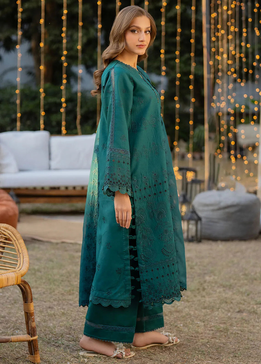 Reveerie by Florent Chikankari Lawn Suits Unstitched 3 Piece FL25RC FL-8A - Summer Collection