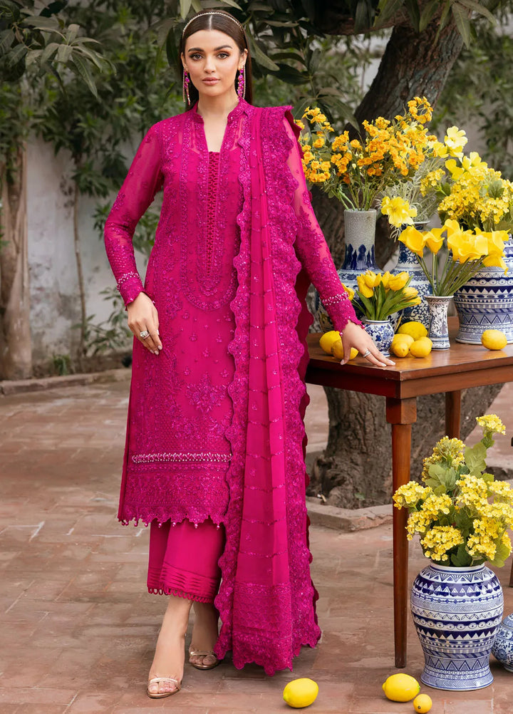 Reverie by Gulaal Embroidered Chiffon Suit Unstitched 4 Piece GL25R D-01 Zevira - Formals Collection