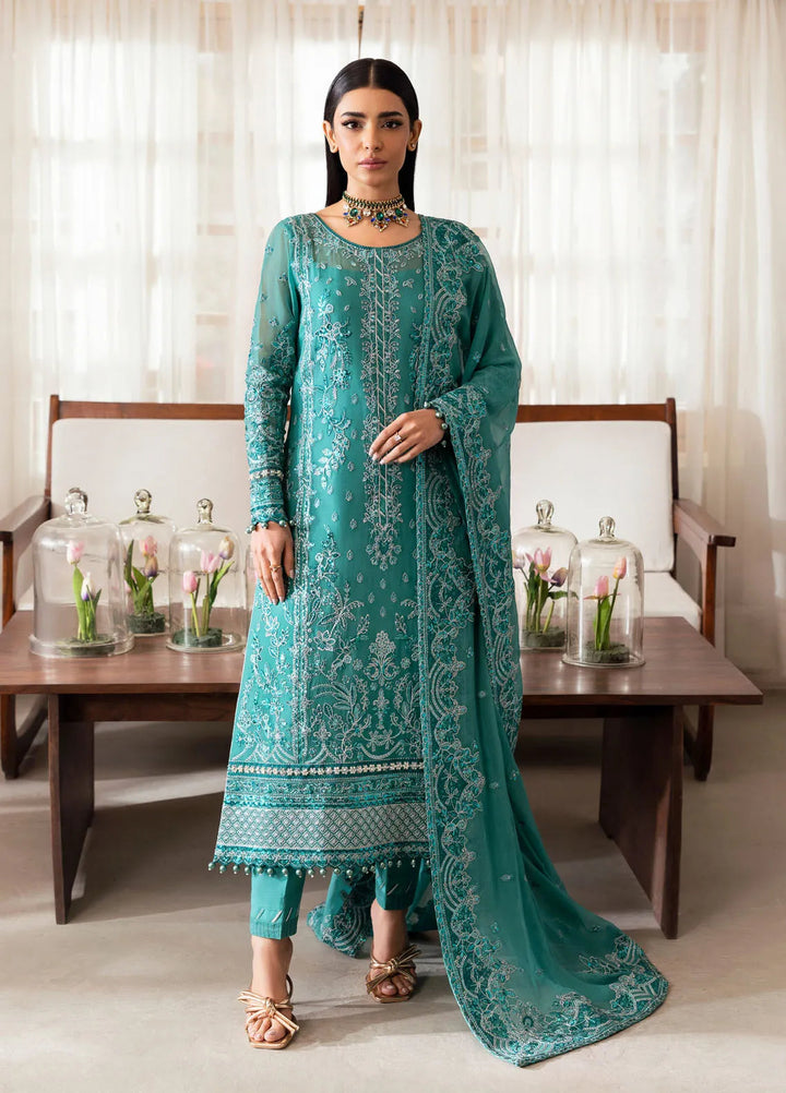 Reverie by Gulaal Embroidered Chiffon Suit Unstitched 4 Piece GL25R D-03 Miral - Formals Collection