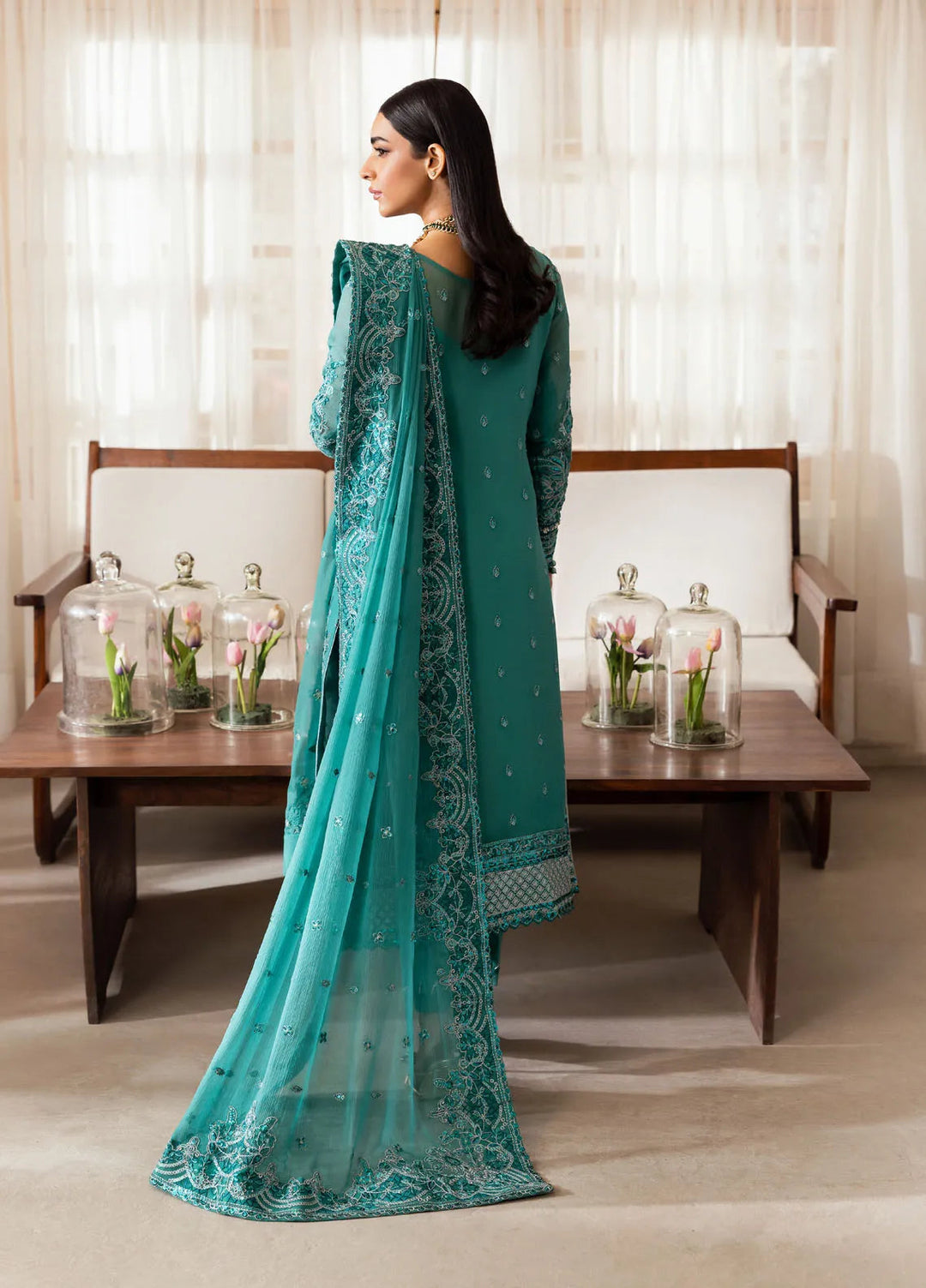 Reverie by Gulaal Embroidered Chiffon Suit Unstitched 4 Piece GL25R D-03 Miral - Formals Collection