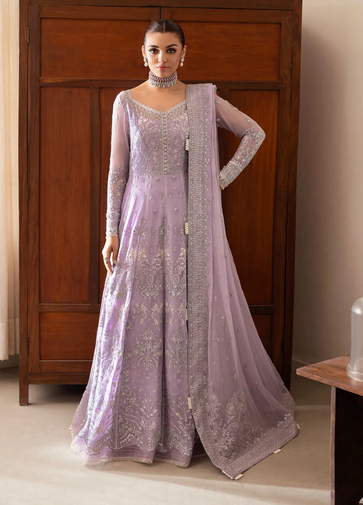 Reverie by Gulaal Embroidered Chiffon Suit Unstitched 4 Piece GL25R D-05 Pareesa - Formals Collection