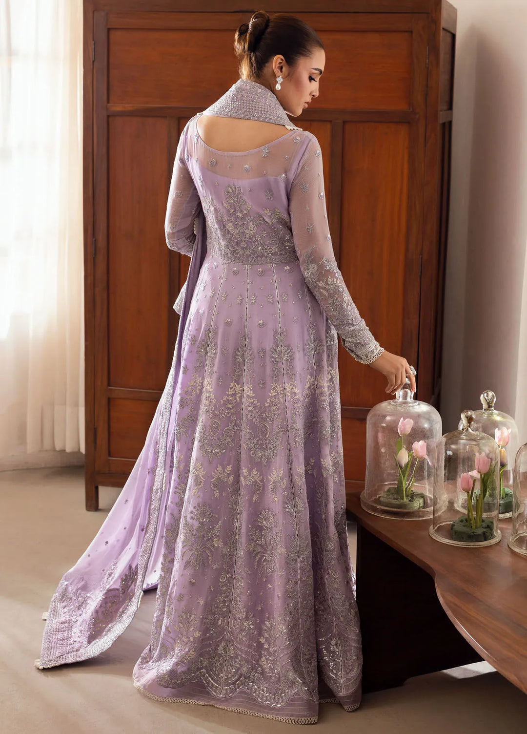 Reverie by Gulaal Embroidered Chiffon Suit Unstitched 4 Piece GL25R D-05 Pareesa - Formals Collection