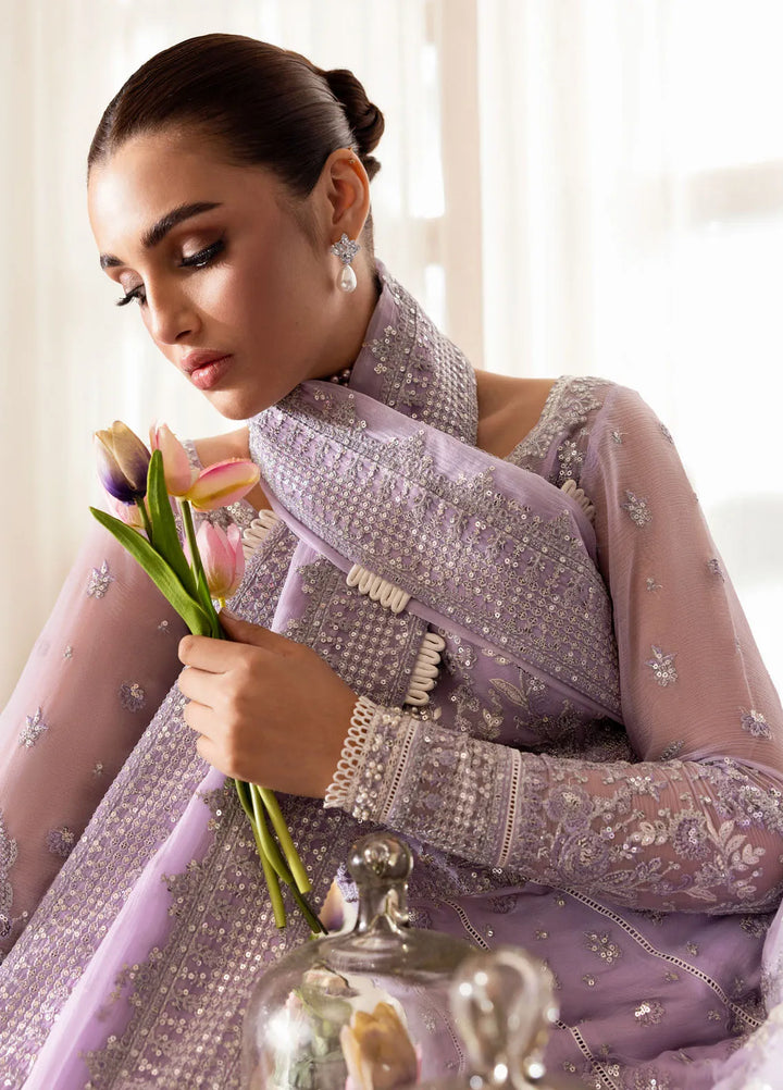 Reverie by Gulaal Embroidered Chiffon Suit Unstitched 4 Piece GL25R D-05 Pareesa - Formals Collection