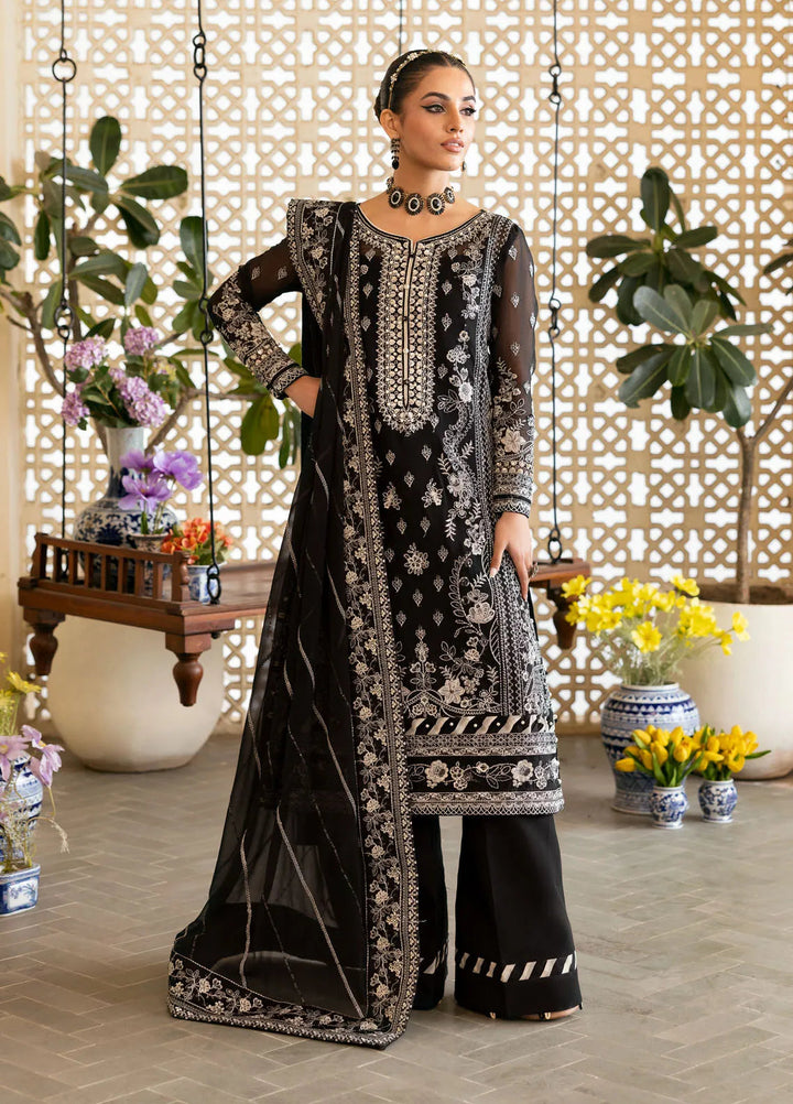 Reverie by Gulaal Embroidered Chiffon Suit Unstitched 4 Piece GL25R D-07 Nyra - Formals Collection
