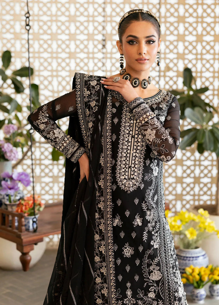Reverie by Gulaal Embroidered Chiffon Suit Unstitched 4 Piece GL25R D-07 Nyra - Formals Collection