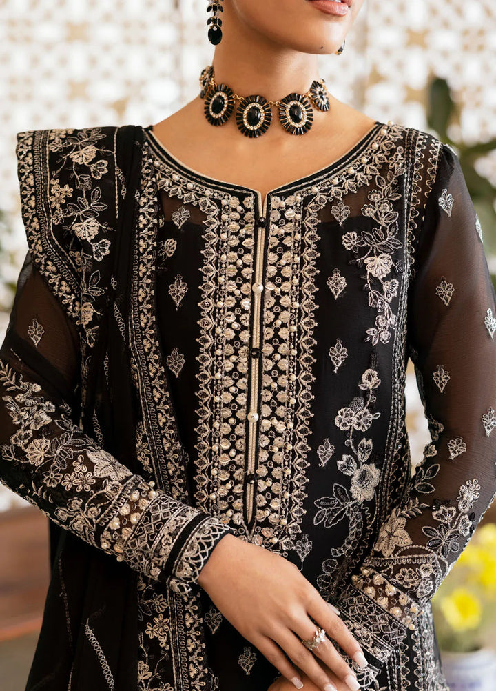 Reverie by Gulaal Embroidered Chiffon Suit Unstitched 4 Piece GL25R D-07 Nyra - Formals Collection