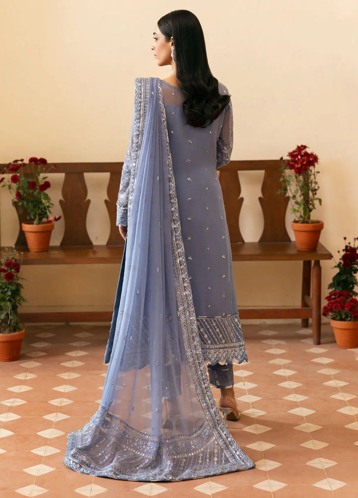 Reverie by Gulaal Embroidered Chiffon Suit Unstitched 4 Piece GL25R D-08 Meher - Formals Collection