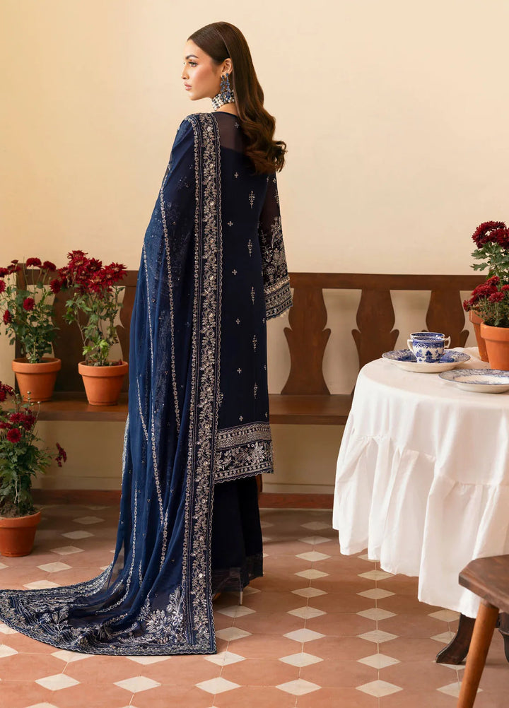 Reverie by Gulaal Embroidered Chiffon Suit Unstitched 4 Piece GL25R D-09 Arista - Formals Collection