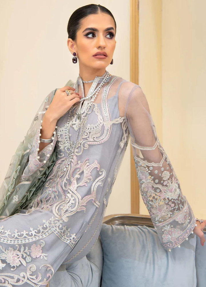 Reveuse By AIK Embroidered Net Suits Unstitched 3 Piece AIK22R 02 - Winter Collection