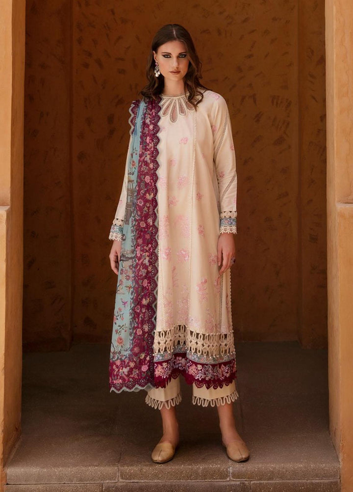 Rezene By Republic WomensWear Embroidered Lawn Suits Unstitched 3 Piece RW23R D-1B - Summer Collection