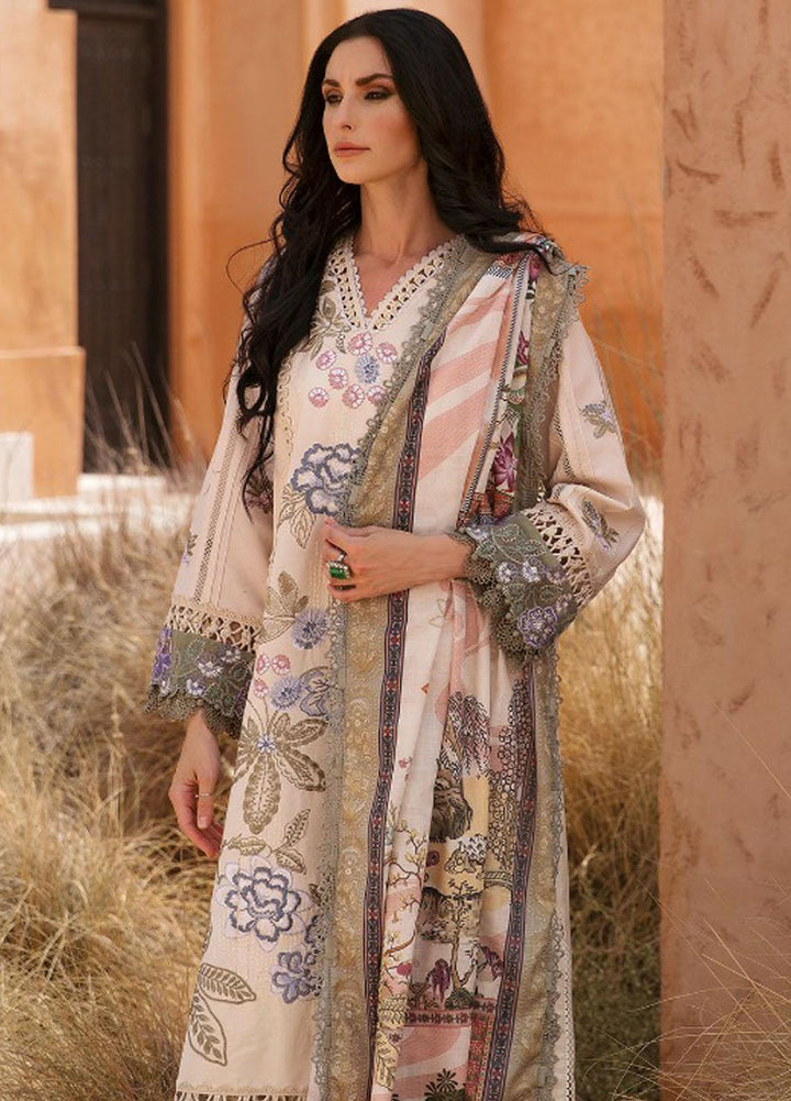 Rezene By Republic WomensWear Embroidered Lawn Suits Unstitched 3 Piece RW23R D-3B - Summer Collection