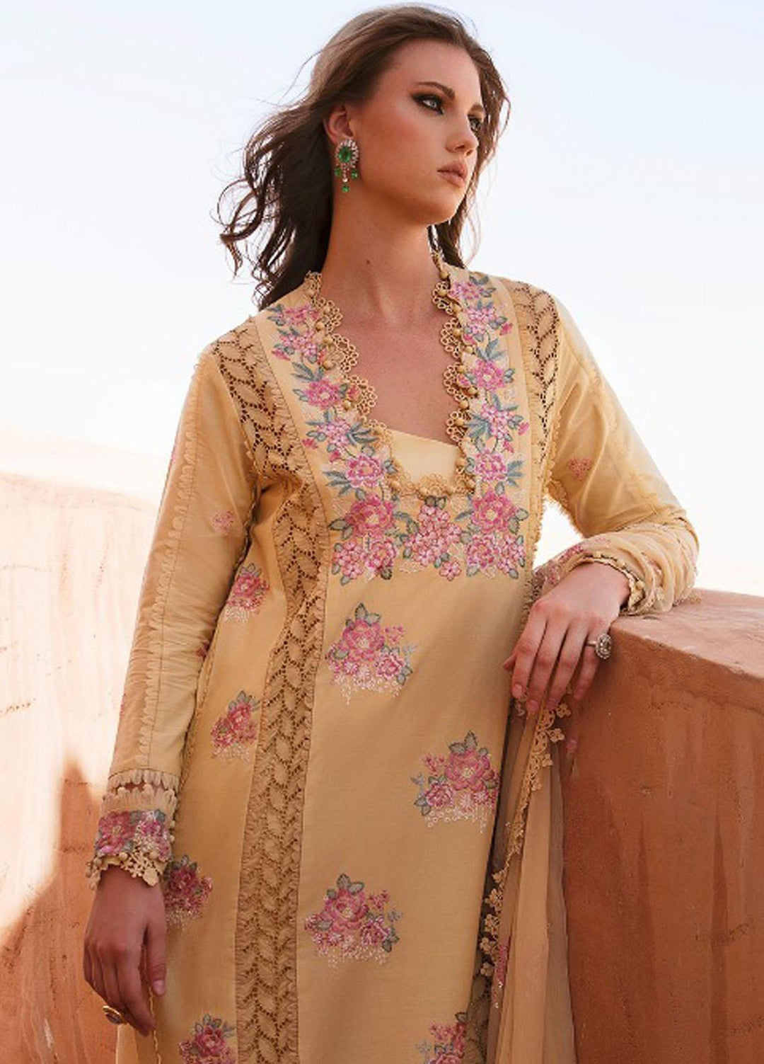 Rezene By Republic WomensWear Embroidered Lawn Suits Unstitched 3 Piece RW23R D-4B - Summer Collection