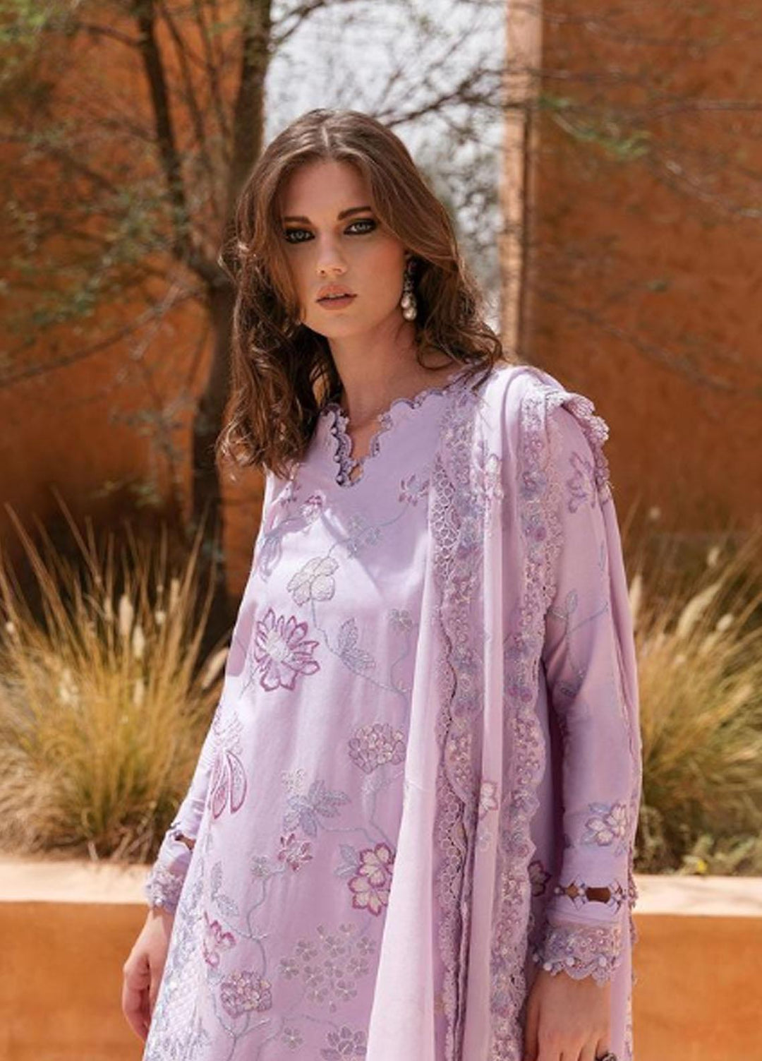 Rezene By Republic WomensWear Embroidered Lawn Suits Unstitched 3 Piece RW23R D-6A - Summer Collection