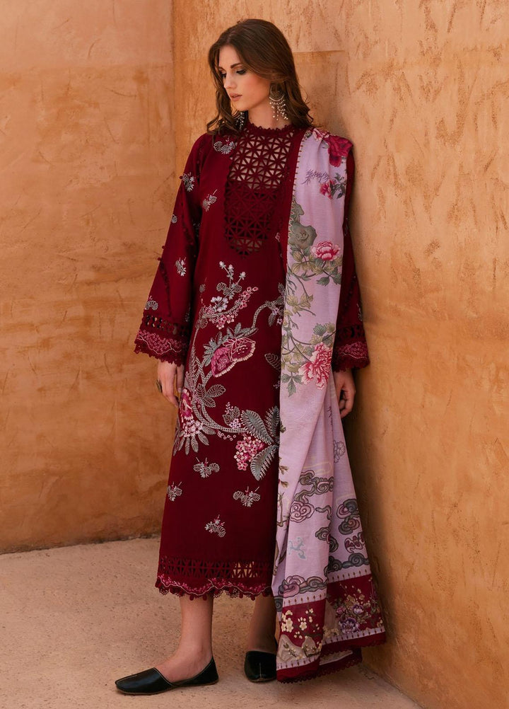 Rezene By Republic WomensWear Embroidered Lawn Suits Unstitched 3 Piece RW23R D-7B - Summer Collection