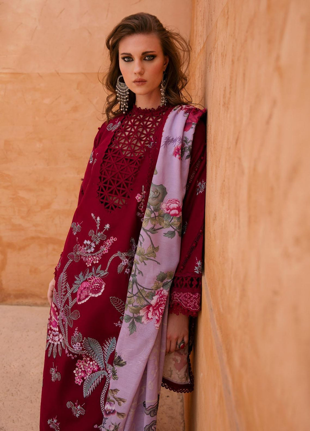 Rezene By Republic WomensWear Embroidered Lawn Suits Unstitched 3 Piece RW23R D-7B - Summer Collection