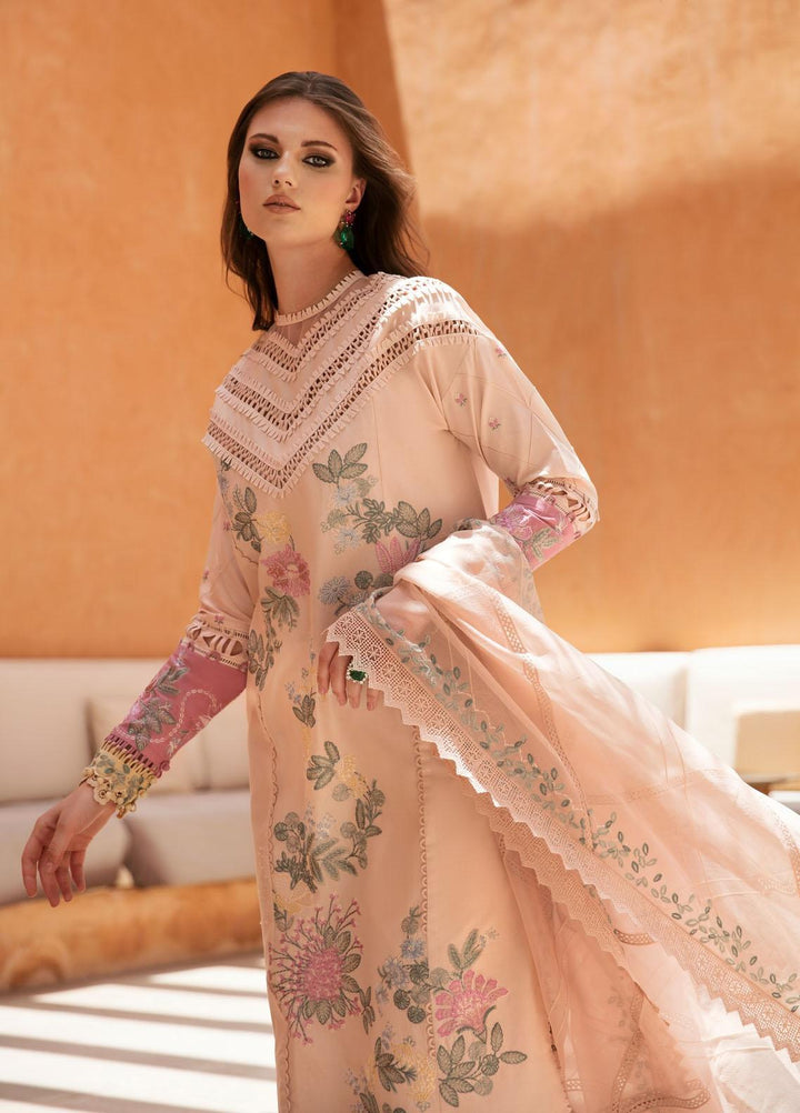Rezene By Republic WomensWear Embroidered Lawn Suits Unstitched 3 Piece RW23R D-8A - Summer Collection