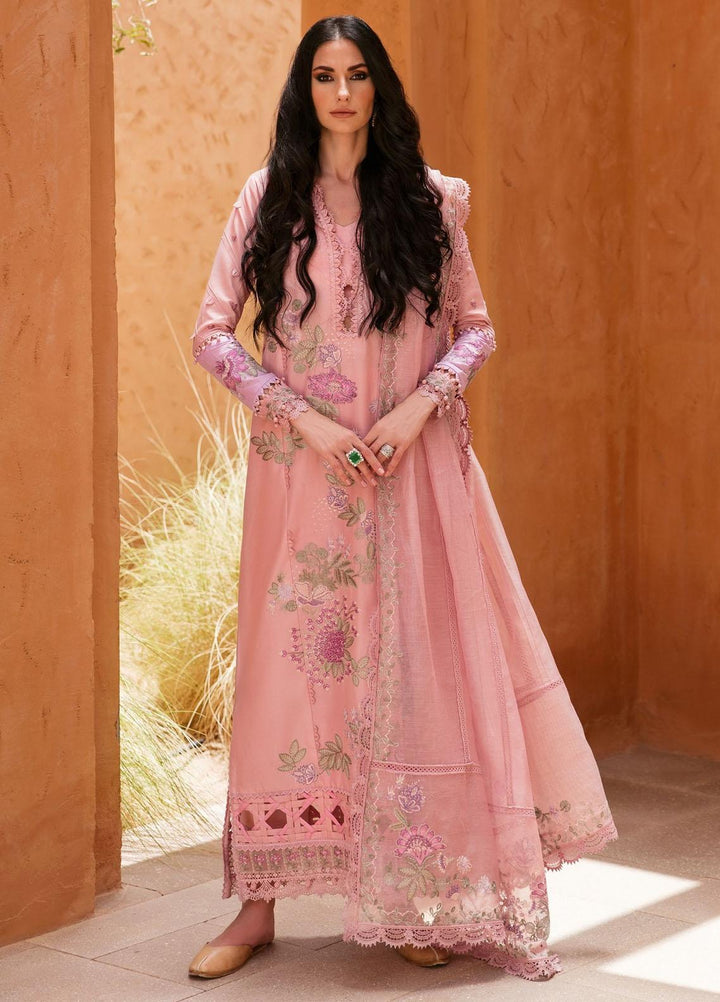 Rezene By Republic WomensWear Embroidered Lawn Suits Unstitched 3 Piece RW23R D-8B - Summer Collection