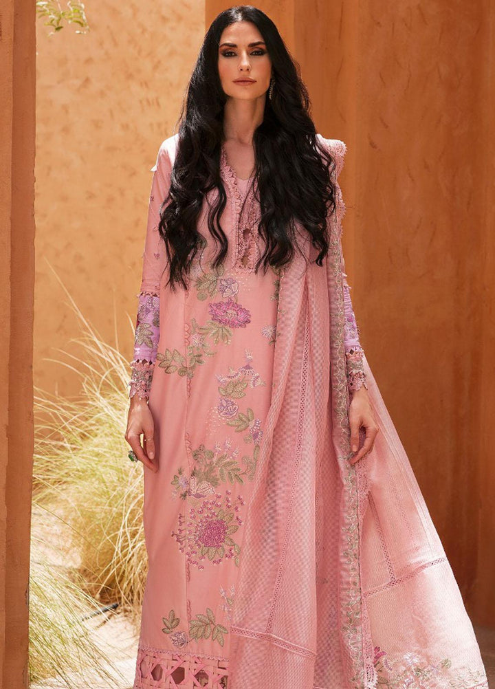 Rezene By Republic WomensWear Embroidered Lawn Suits Unstitched 3 Piece RW23R D-8B - Summer Collection