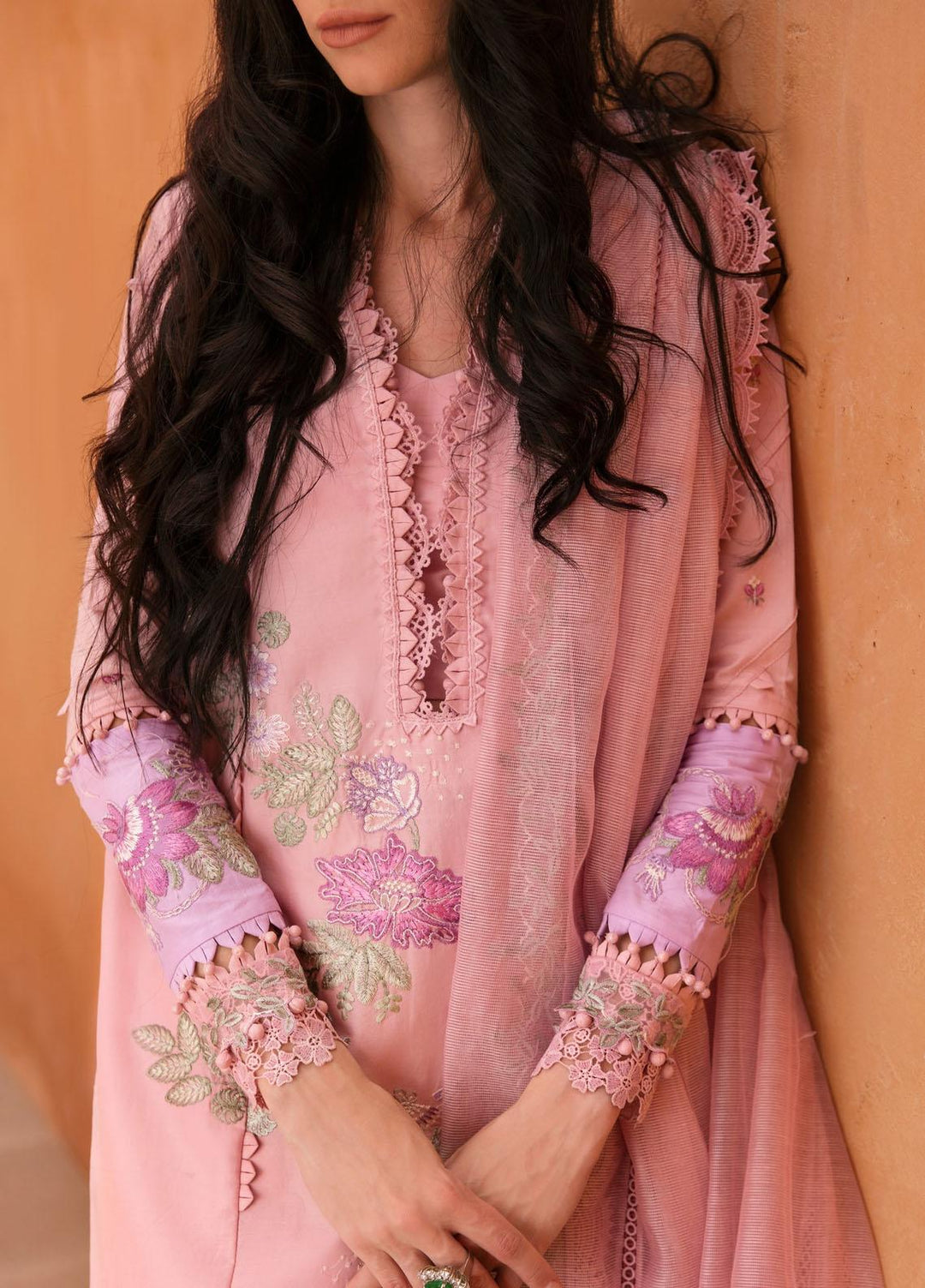 Rezene By Republic WomensWear Embroidered Lawn Suits Unstitched 3 Piece RW23R D-8B - Summer Collection