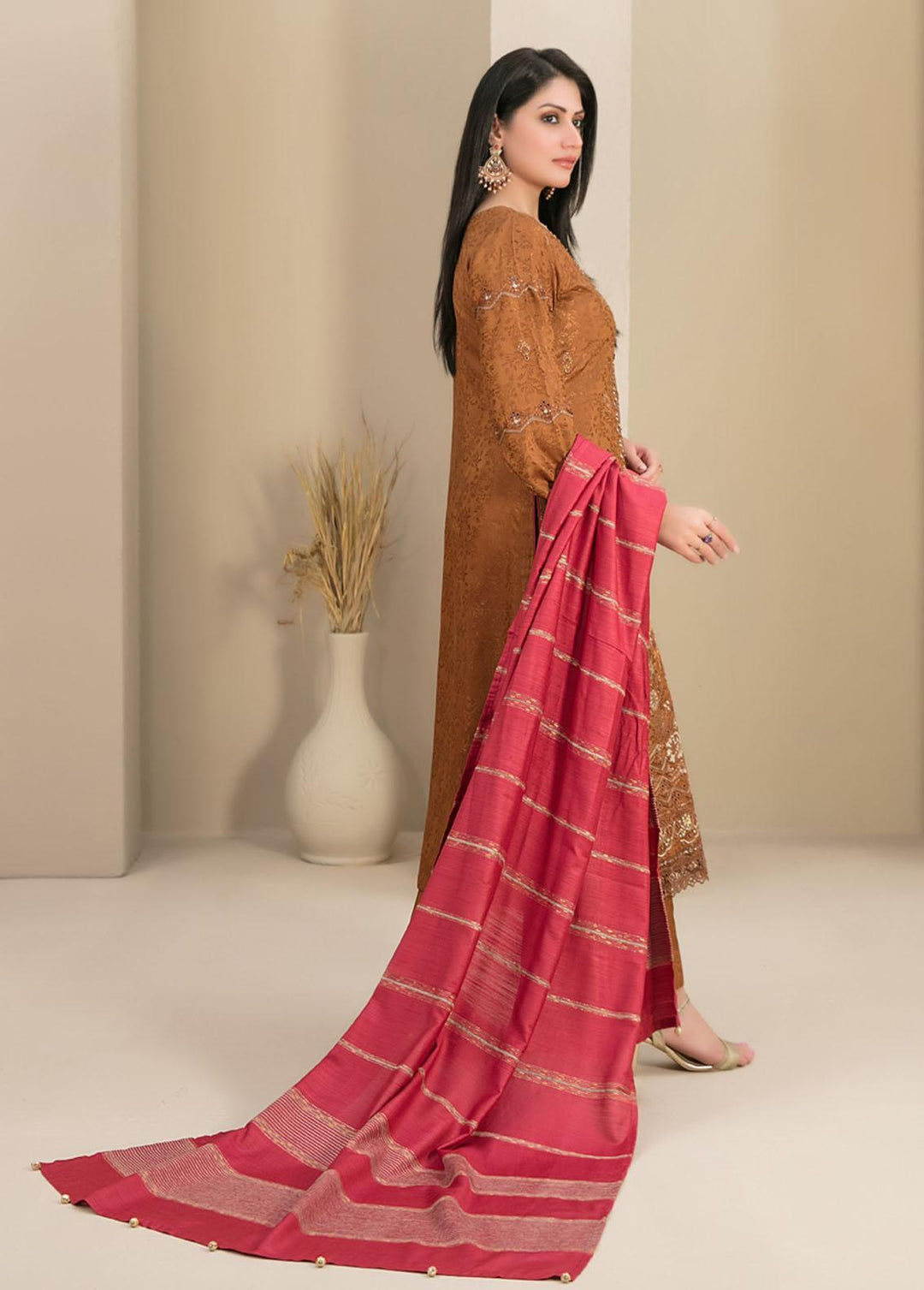 Rezma By Tawakkal Fabrics Embroidered Viscose Suits Unstitched 3 Piece TWF24R D-1133 - Formal Collection