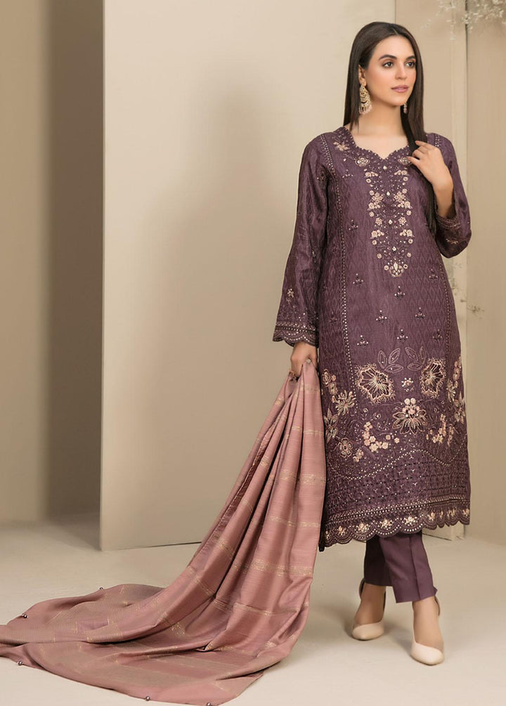 Rezma By Tawakkal Fabrics Embroidered Viscose Suits Unstitched 3 Piece TWF24R D-1135 - Formal Collection