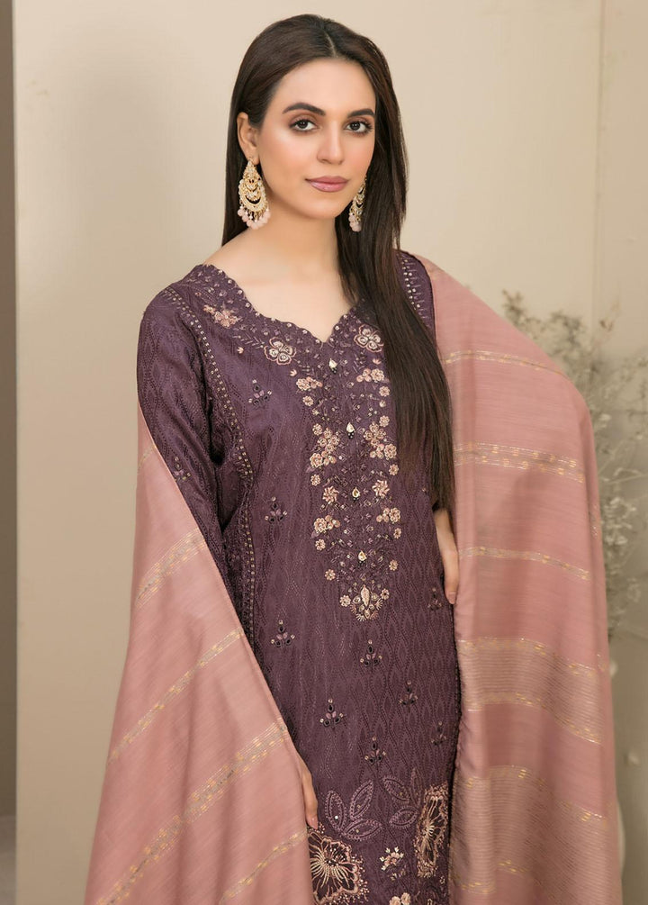 Rezma By Tawakkal Fabrics Embroidered Viscose Suits Unstitched 3 Piece TWF24R D-1135 - Formal Collection