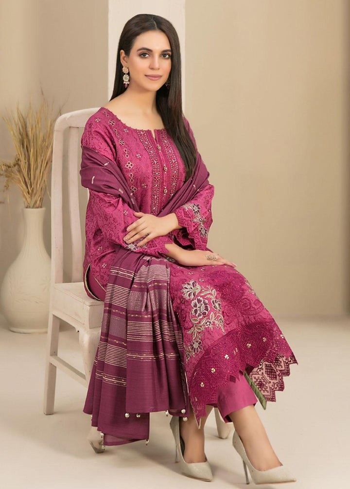 Rezma By Tawakkal Fabrics Embroidered Viscose Suits Unstitched 3 Piece TWF24R D-1138 - Formal Collection