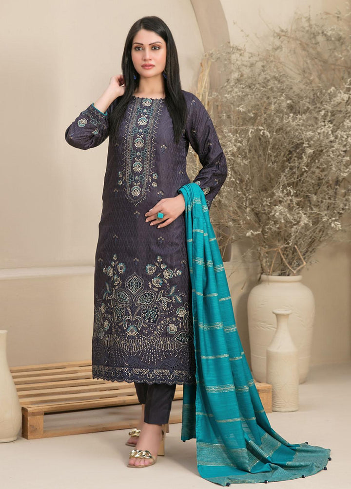 Rezma By Tawakkal Fabrics Embroidered Viscose Suits Unstitched 3 Piece TWF24R D-1139 - Formal Collection