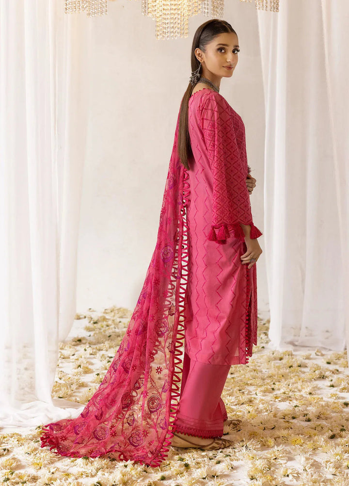 Riaz Arts Chikankari Lawn Suit Unstitched 3 Piece RA25MS D-04 - Summer Collection