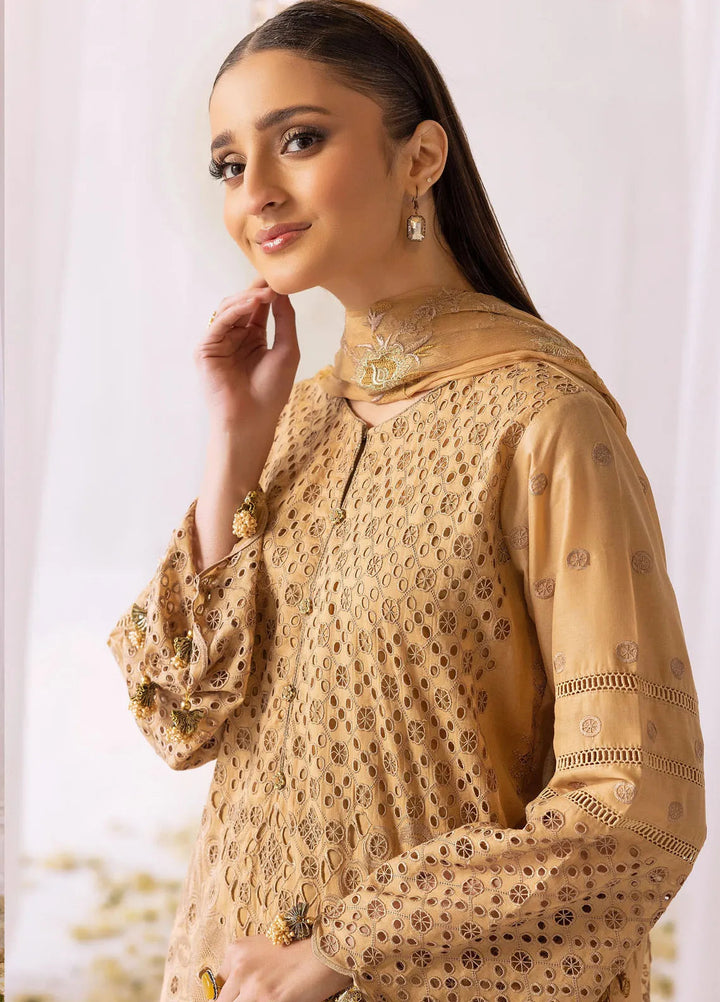 Riaz Arts Chikankari Lawn Suit Unstitched 3 Piece RA25MS D-05 - Summer Collection