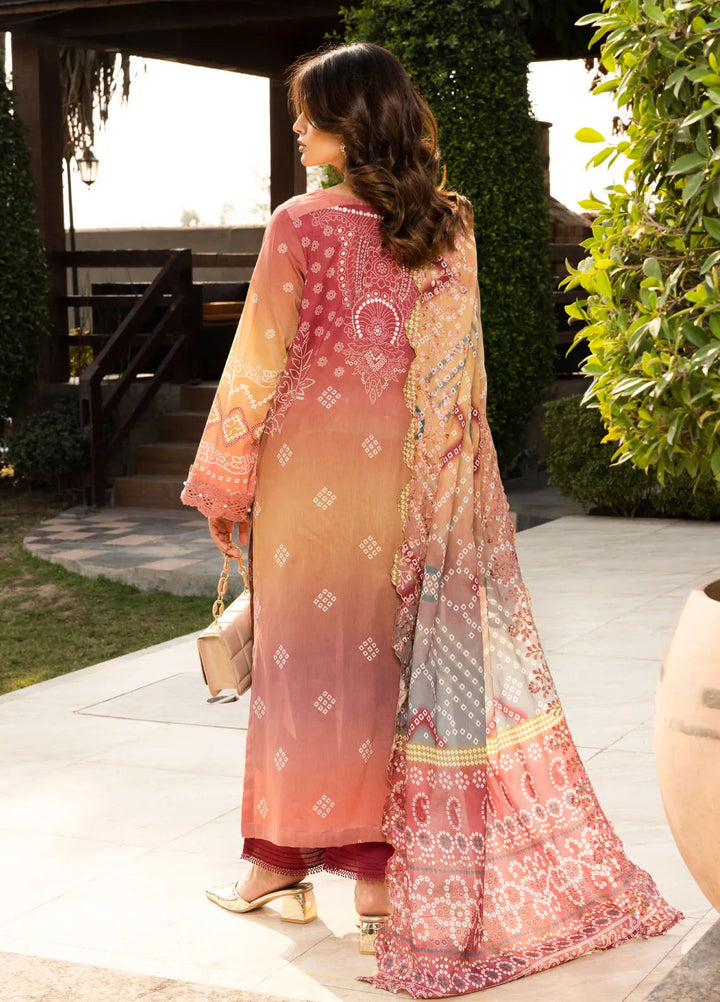 Riaz Arts Embroidered Lawn Suit Unstitched 3 Piece RA25CL AF-196 - Summer Collection