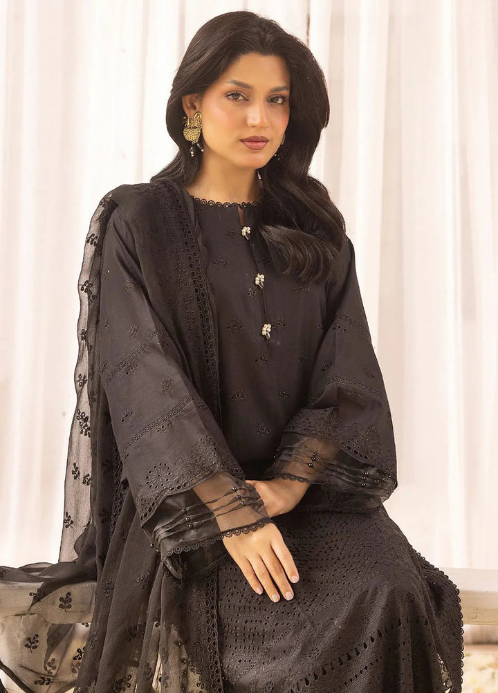 Riaz Arts Embroidered Lawn Suit Unstitched 3 Piece RA25MA D-01 - Summer Collection