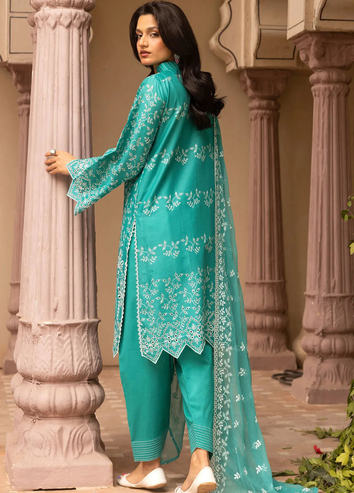 Riaz Arts Embroidered Lawn Suit Unstitched 3 Piece RA25MA D-04 - Summer Collection