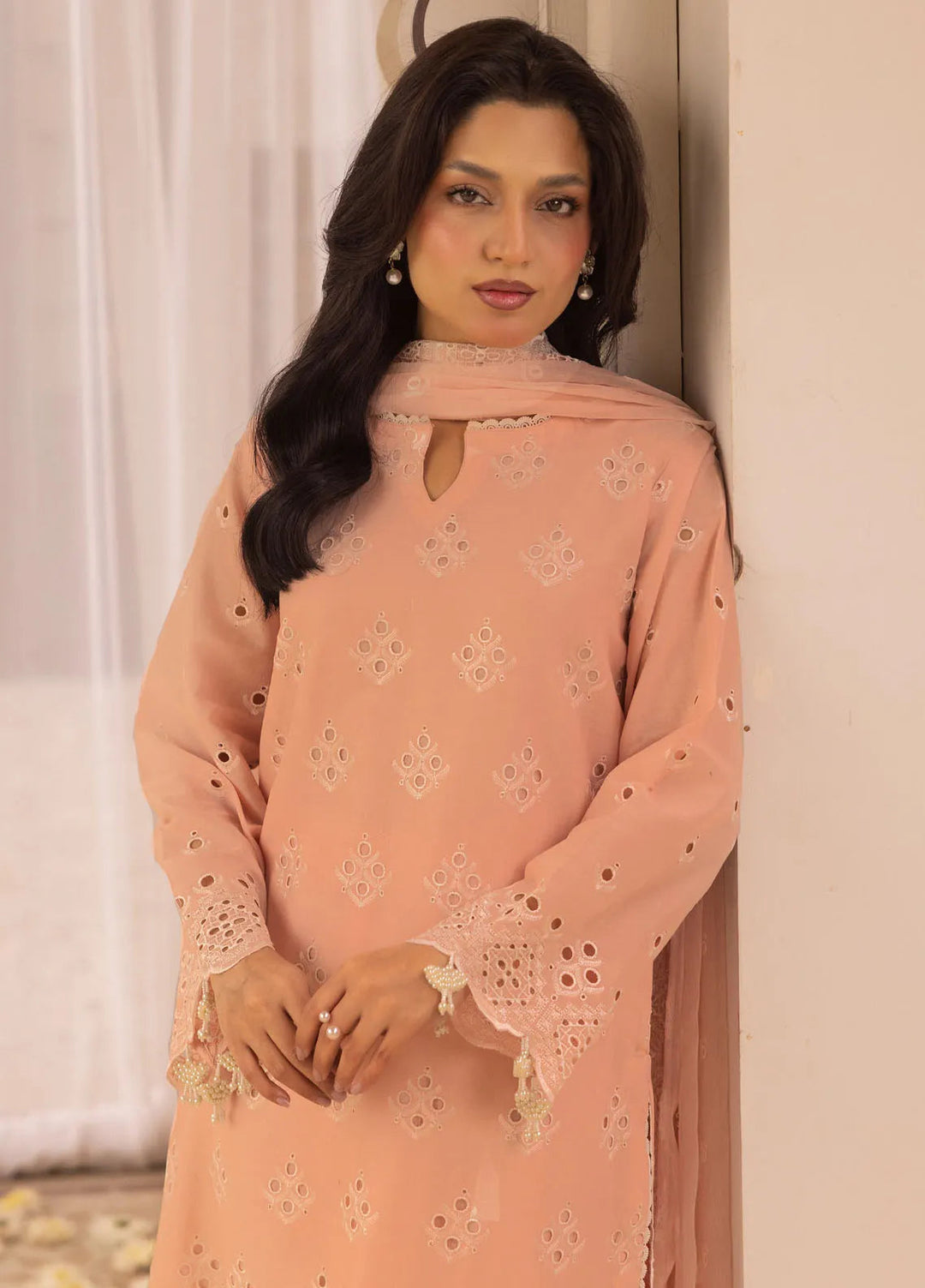 Riaz Arts Embroidered Lawn Suit Unstitched 3 Piece RA25MA D-06 - Summer Collection