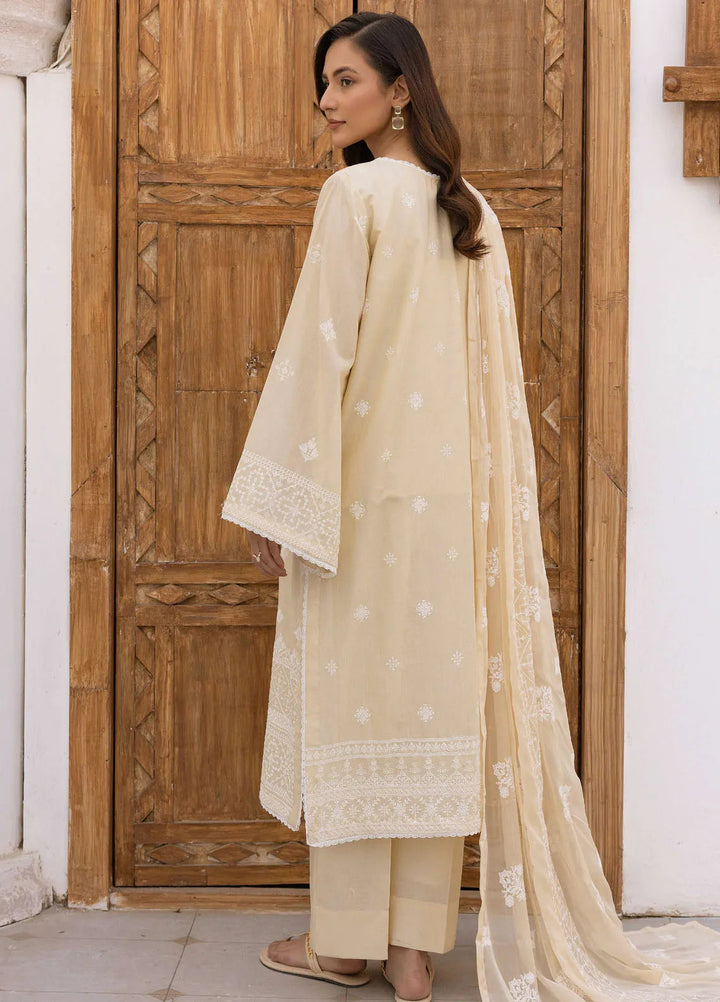 Riaz Arts Embroidered Lawn Suit Unstitched 3 Piece RA25ML D-03 - Summer Collection