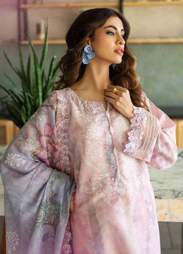 Riaz Arts Embroidered Lawn Suits Unstitched 3 Piece RA25AL AF-159 - Summer Collection