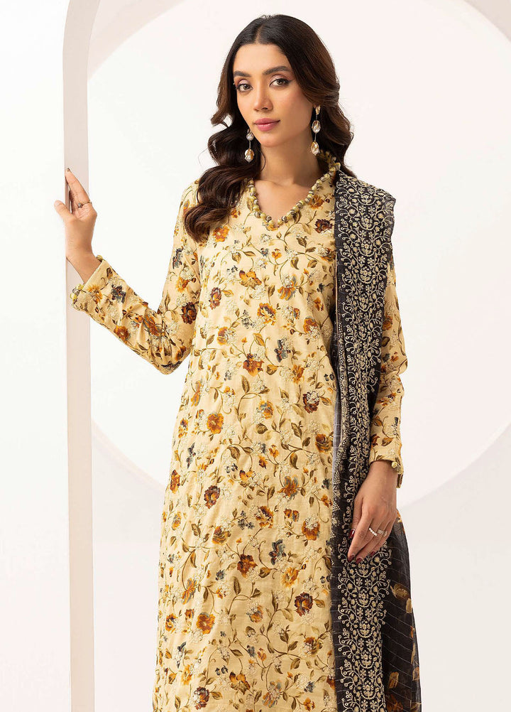 Riaz Arts Embroidered Lawn Suits Unstitched 3 Piece RA25RL D-10 - Summer Collection