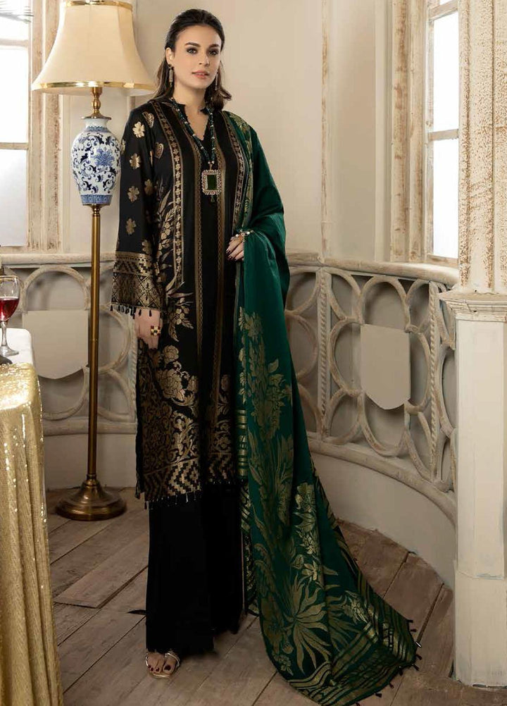 Riaz Arts Broshia Banarsi Lawn Suits Unstitched 3 Piece RA22SHN D-01 - Summer Collection