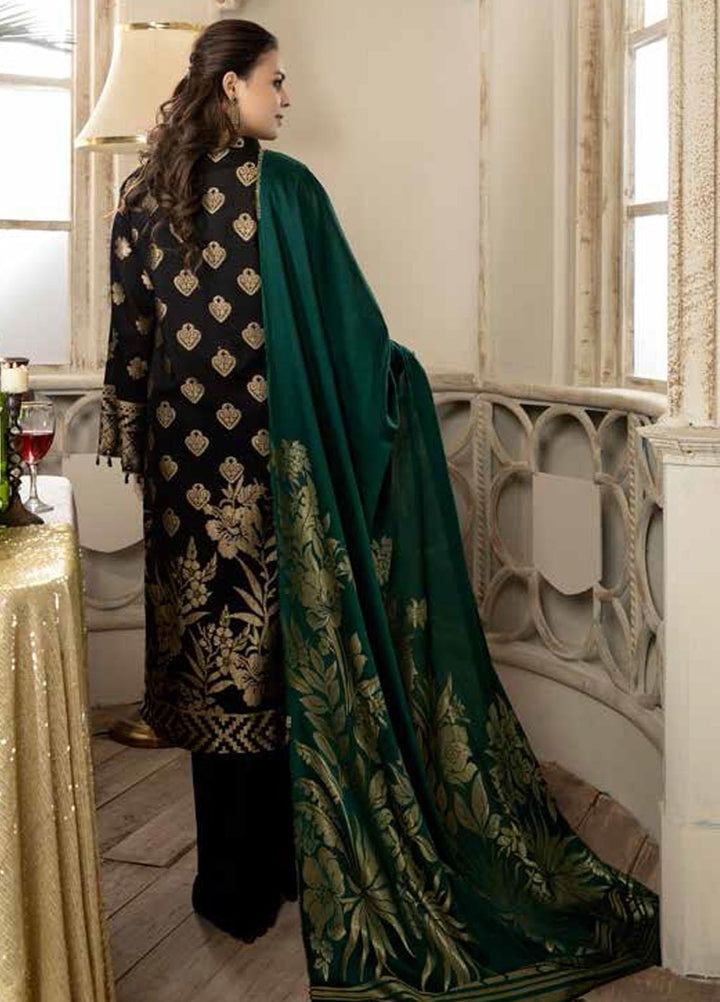 Riaz Arts Broshia Banarsi Lawn Suits Unstitched 3 Piece RA22SHN D-01 - Summer Collection