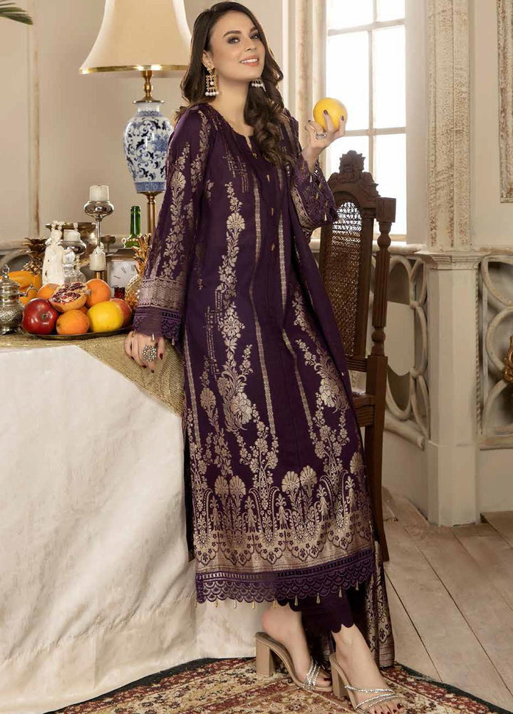 Riaz Arts Broshia Banarsi Lawn Suits Unstitched 3 Piece RA22SHN D-04 - Summer Collection