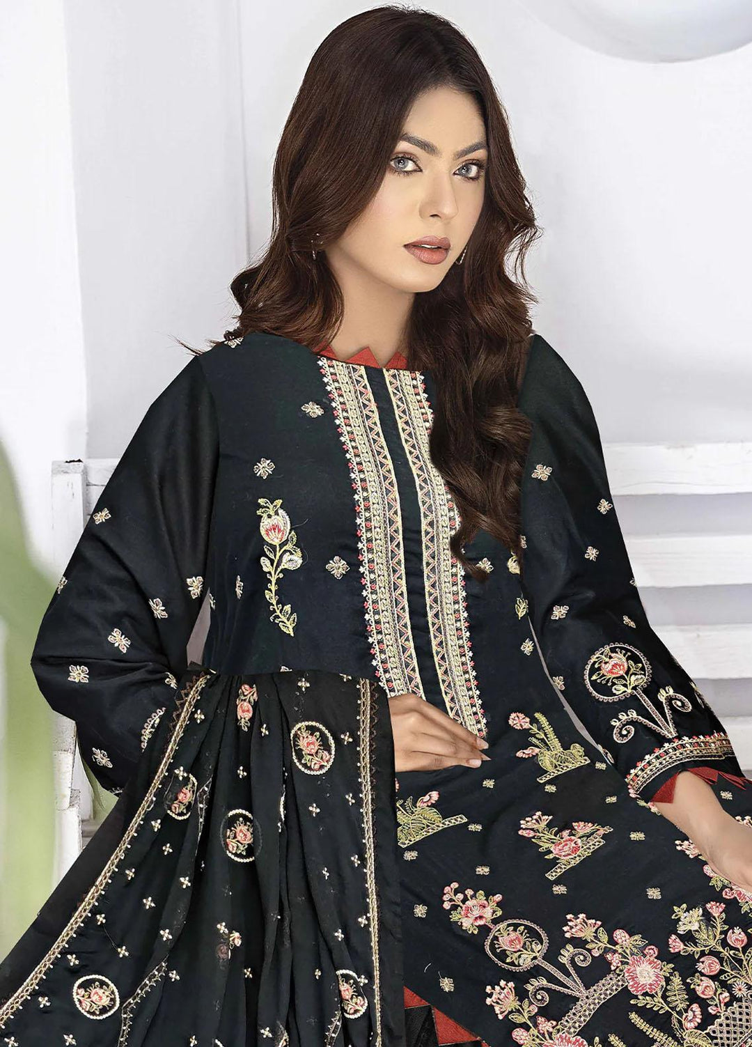 Rim Jhim By Insiya Clothing Embroidered Lawn Suits Unstitched 3 Piece INS23RJ Design 05 - Summer Collection