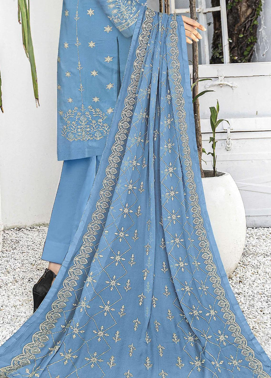 Rim Jhim By Insiya Clothing Embroidered Lawn Suits Unstitched 3 Piece INS23RJ Design 06 - Summer Collection