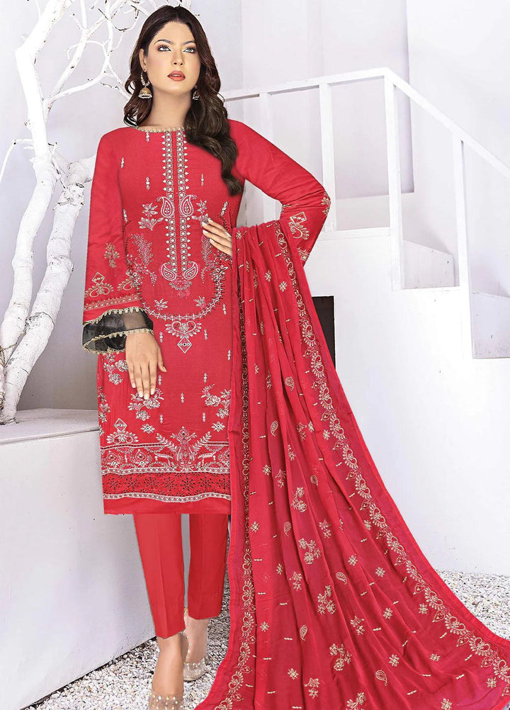 Rim Jhim By Insiya Clothing Embroidered Lawn Suits Unstitched 3 Piece INS23RJ Design 10 - Summer Collection