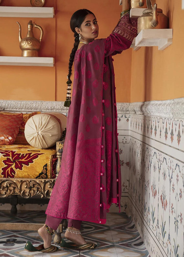 Rim Jhim by Cross Stitch Embroidered Cotton Jacquard Suits Unstitched 3 Piece CS21RJ ALIF LAILAH-A - Luxury Collection