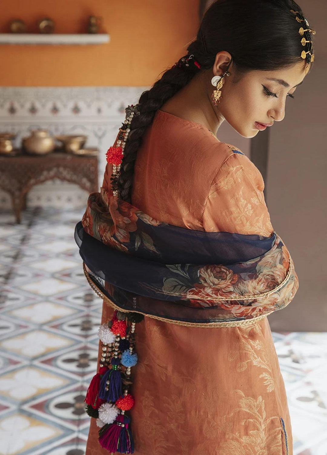Rim Jhim by Cross Stitch Embroidered Cotton Jacquard Suits Unstitched 3 Piece CS21RJ GUL AASHNA-A - Luxury Collection