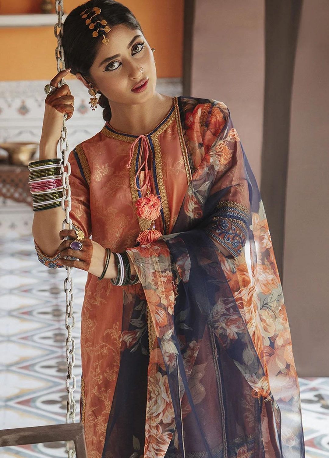Rim Jhim by Cross Stitch Embroidered Cotton Jacquard Suits Unstitched 3 Piece CS21RJ GUL AASHNA-A - Luxury Collection