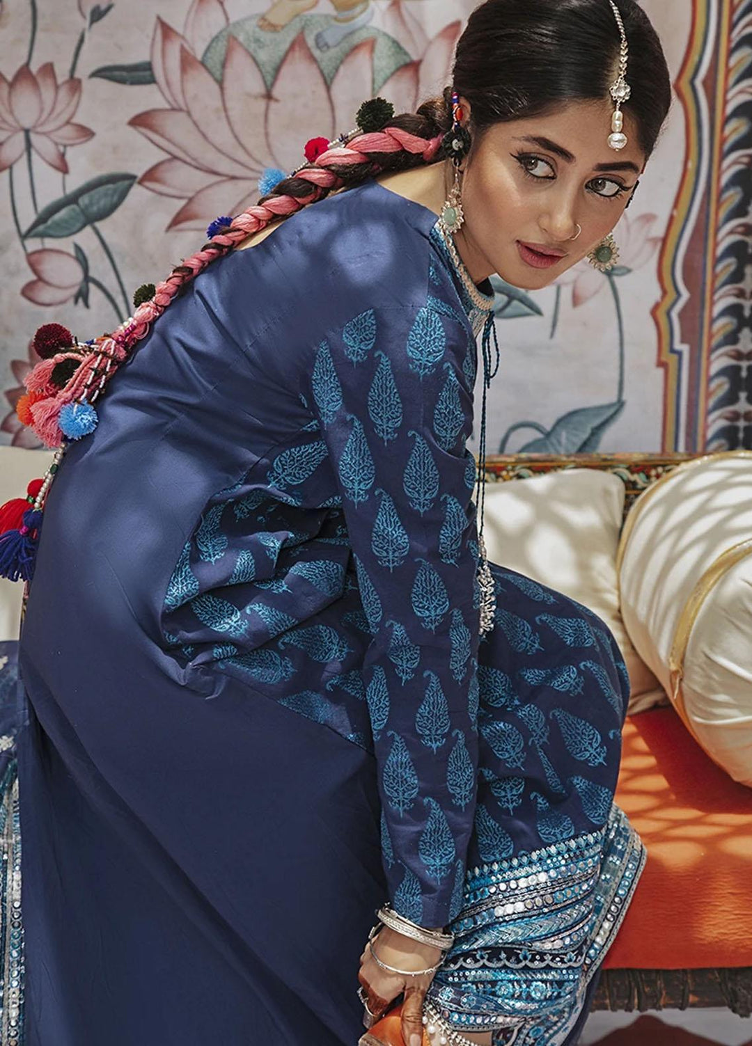 Rim Jhim by Cross Stitch Embroidered Cotton Jacquard Suits Unstitched 3 Piece CS21RJ BARG-E-FEROZ-A - Luxury Collection